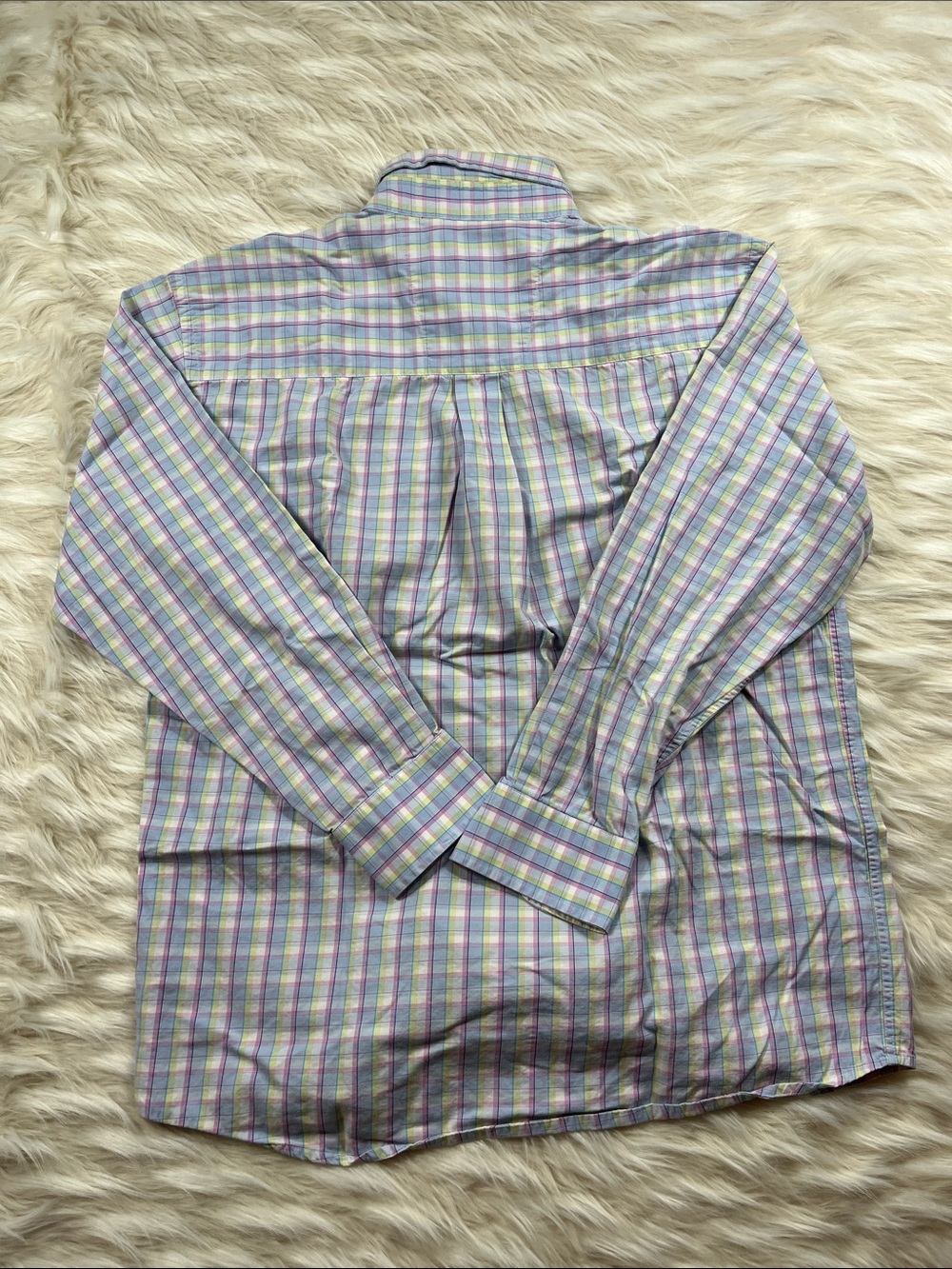 Wrangler George Strait Western Shirt L Multi Color Check - Picture 5 of 5